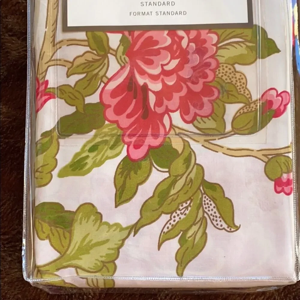 Pottery Barn‎ Peony Sham NIP Standard Size, Cotton